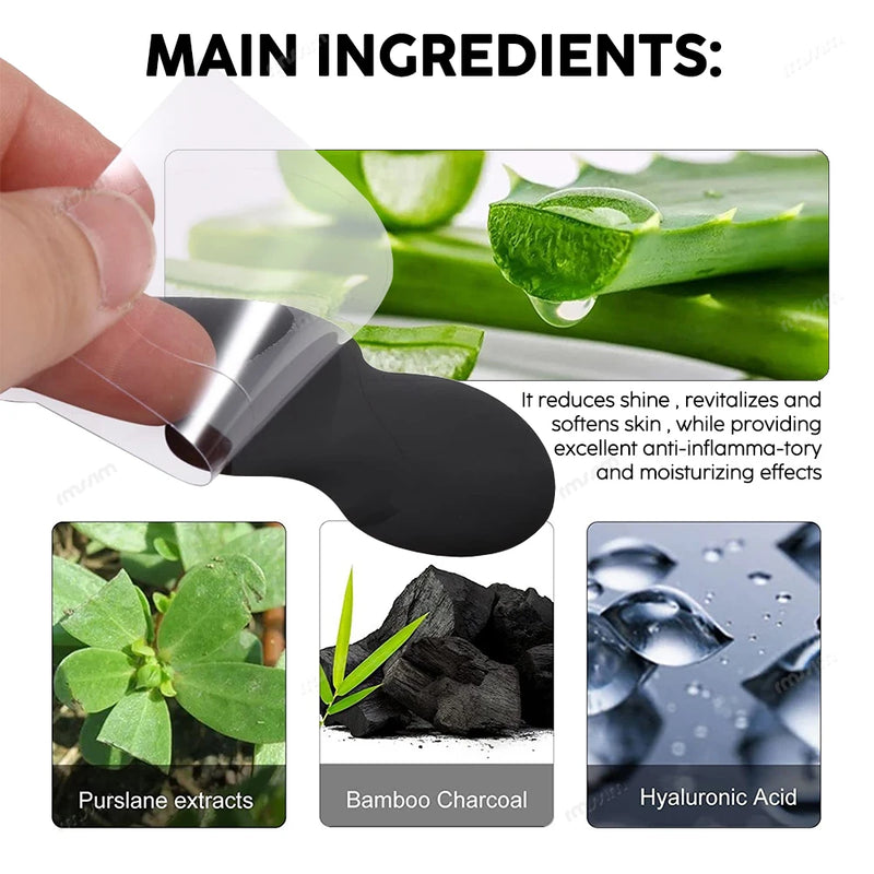 Unisex Deep Cleansing Nose Strips for Acne & Blackhead Removal Shrink Pore Nose Black Head Stickers Skin Care Patch